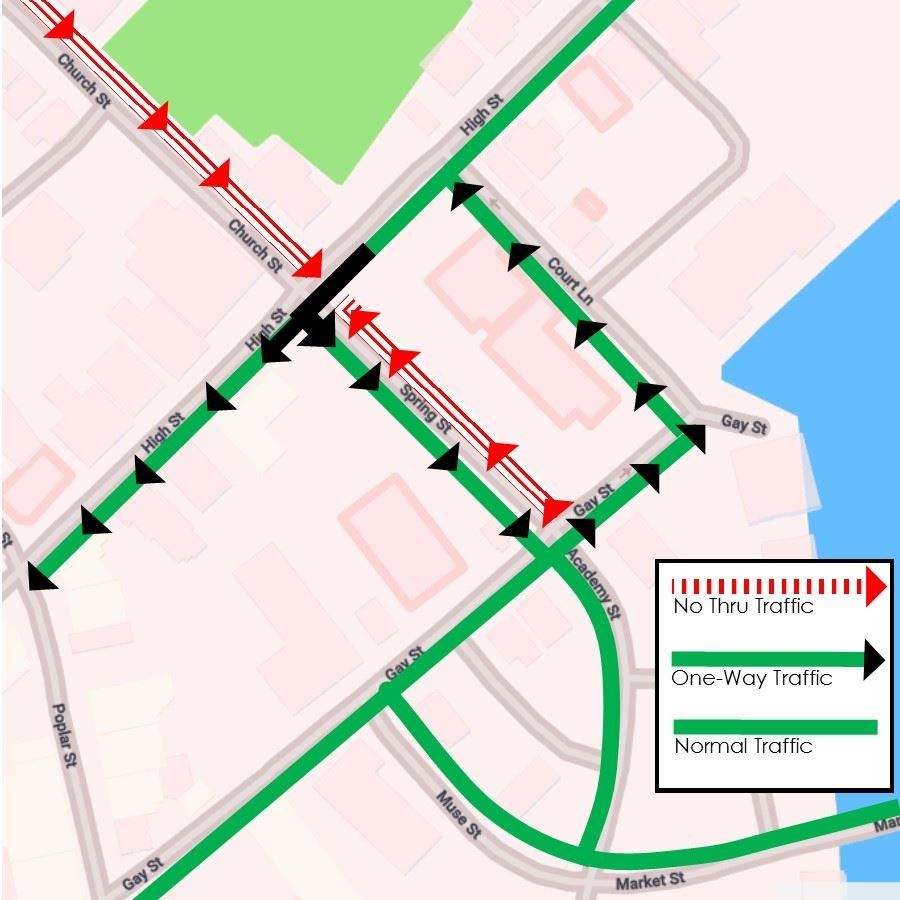 High Street Traffic Pattern Update April 12, 2019