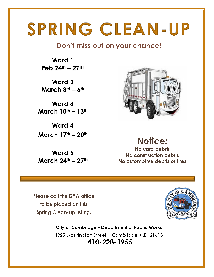 2025 spring clean-up