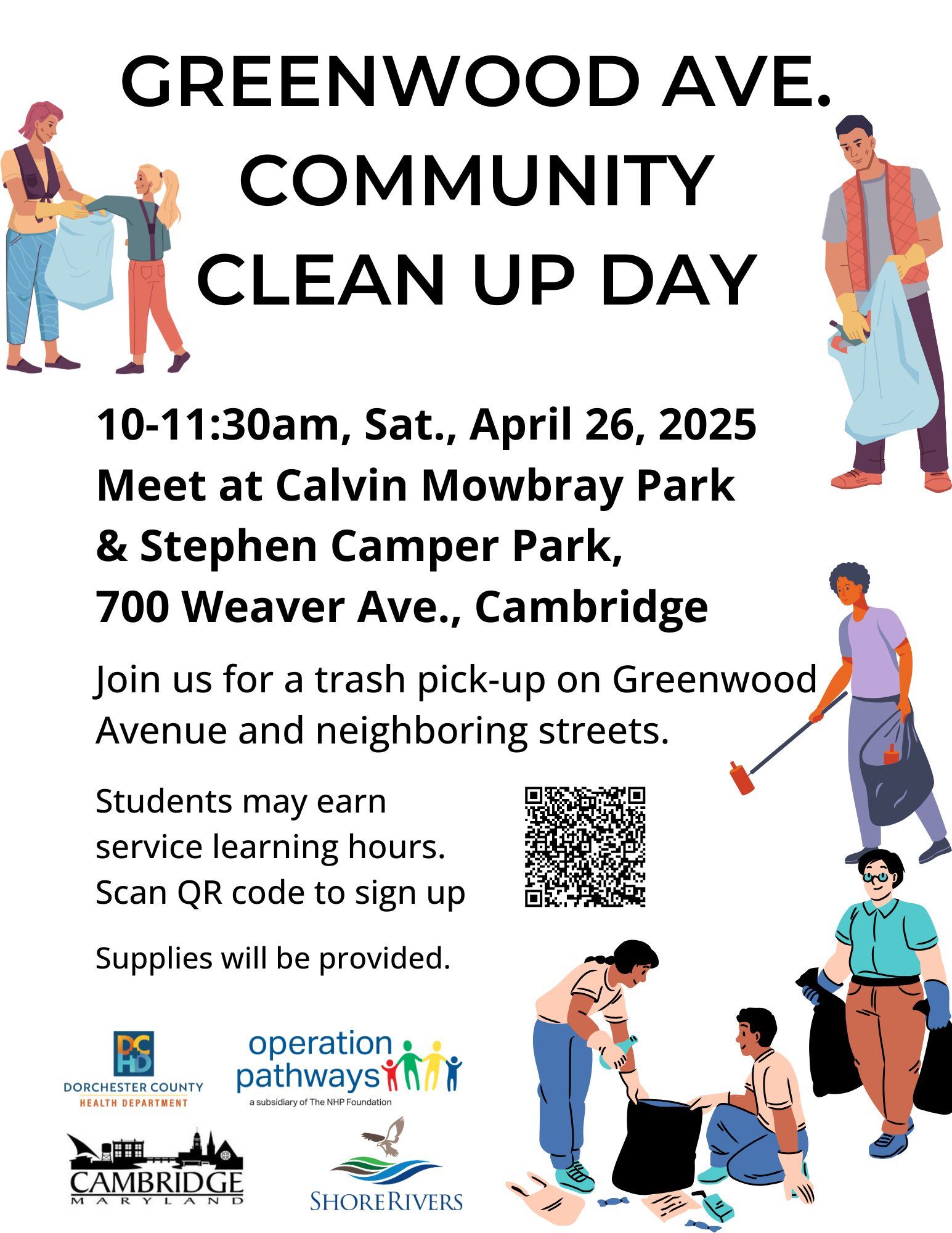 GreenWood Ave Community Clean Up Day 4-26-25