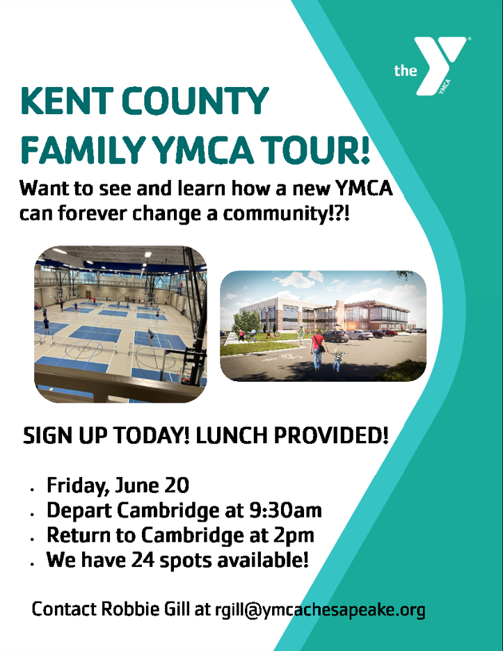 Kent County Family YMCA Tour on June 20, 2025 