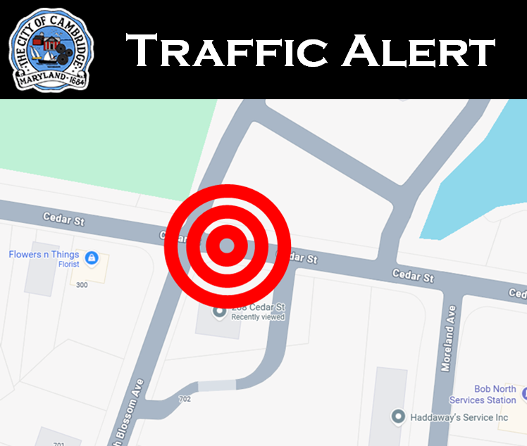 Traffic Alert.Cedar sinkhole