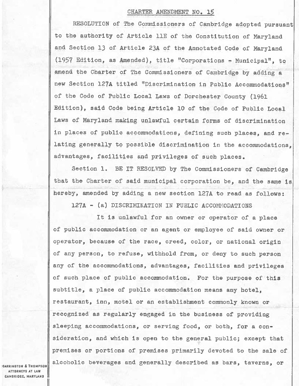 Charter Amendment page 1